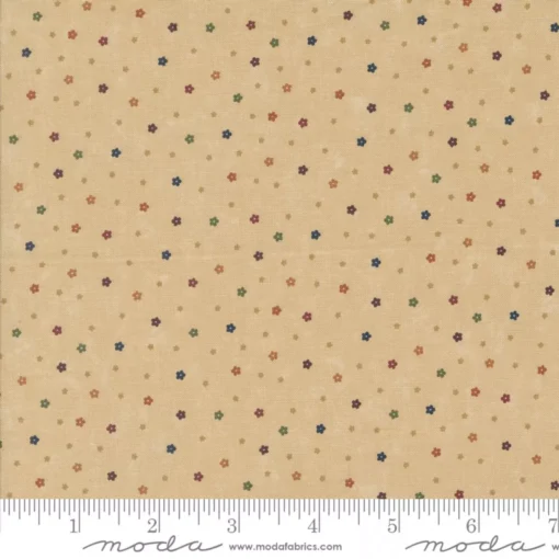 Moda Fabrics - Daisy Lane by Kansas Troubles - Pebbles - Floral - Dandelion - Cream Multi - 96659 11