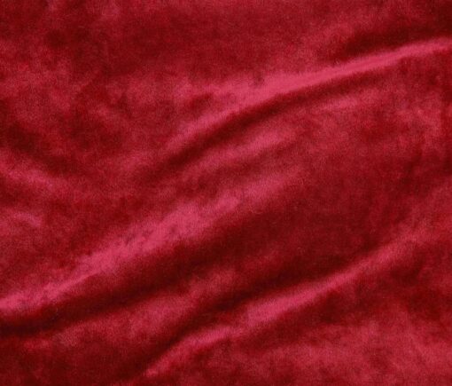 Telio Fabrics - Dressmaking - Velour Plush Deluxe - Stretch - Red - 44713 5